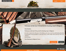 Tablet Screenshot of huntingbg.eu